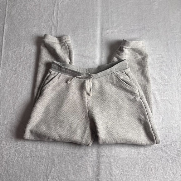 Nike Sweatpants Womens Small Gray Therma Fit Yoga Sports Training Drawstring * - Picture 1 of 7